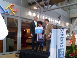 Uitreiking subsidie Schipholfonds